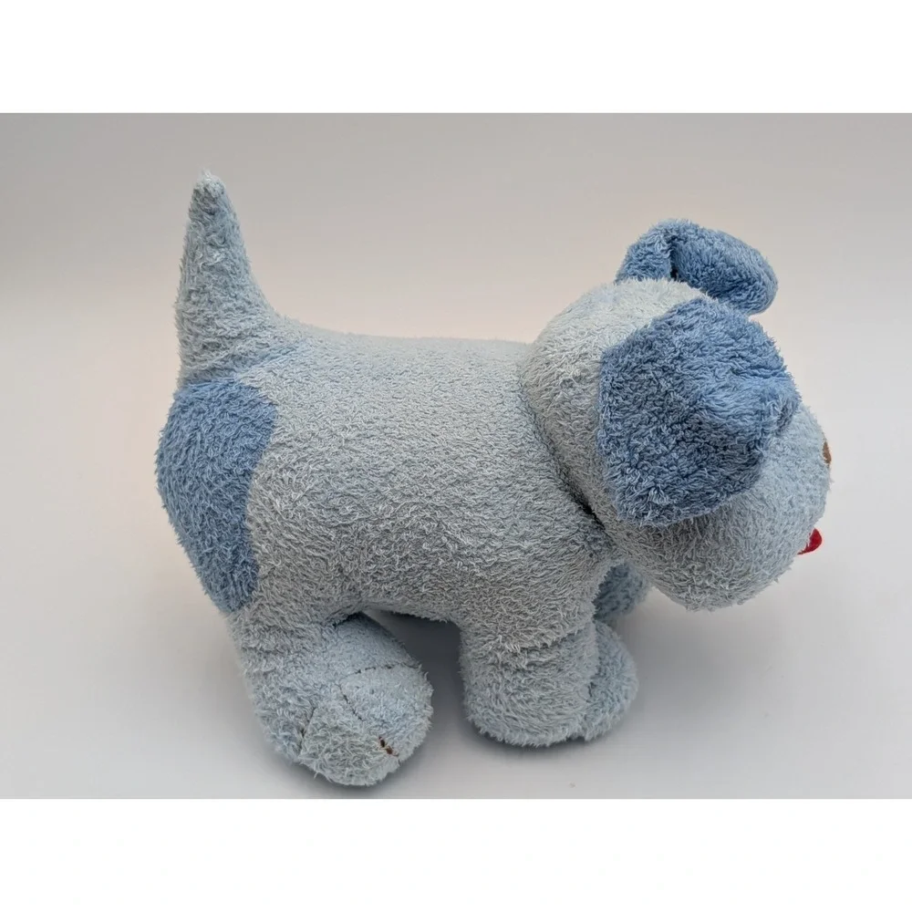 Old Navy Blue Dog‎ Puppy Plush Rattle 5 Inch Stuffed Animal Toy